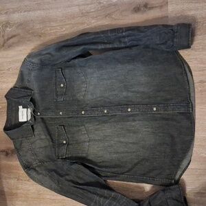 NWOT Goodfellow & Co Men's Charcoal Denim LookShirt
